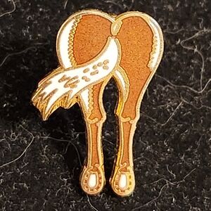 Horse Butt Enamel Pin